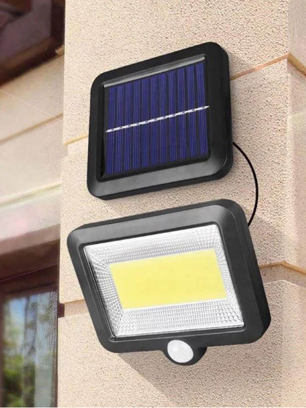 Outdoor Solar Motion Sensor Light - 100 LED Solar Security Light, Auto On/Off, 10 Hours Working Time, Waterproof Wall Light for Yard, Porch, Patio, Pathway, Garden