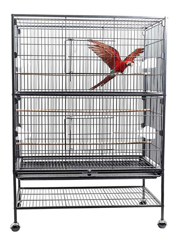 Bird Cage Parrot Aviary Perch Carrier