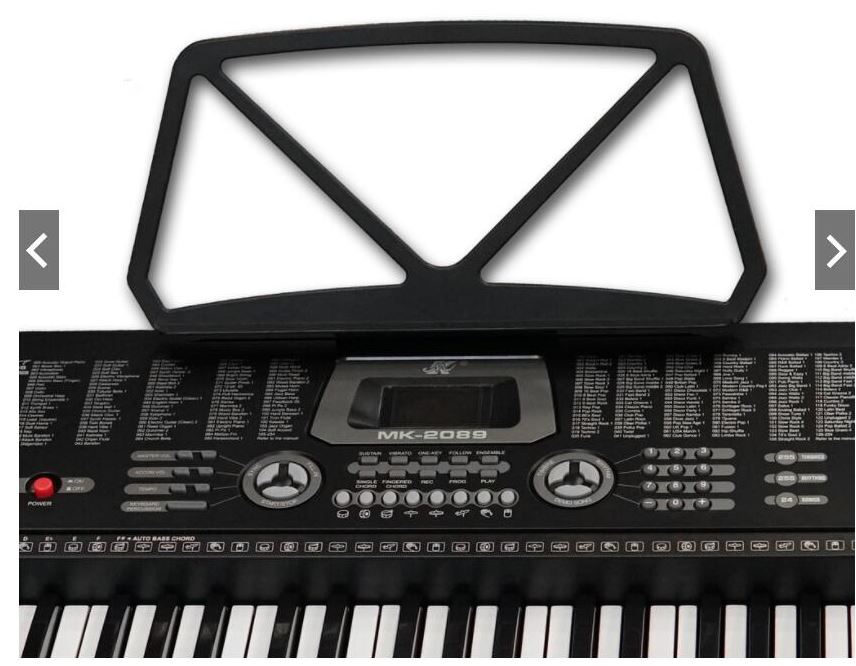 Keyboard Piano – 61-Key Keyboard Piano with LCD & Mic