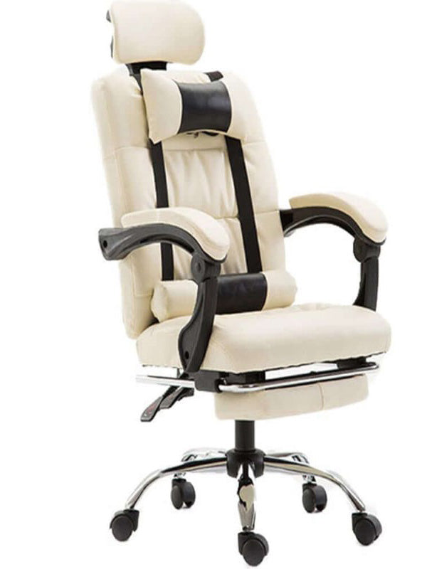 Office Chair Comfortable Office Boss Chair with Adjustable Footrest
