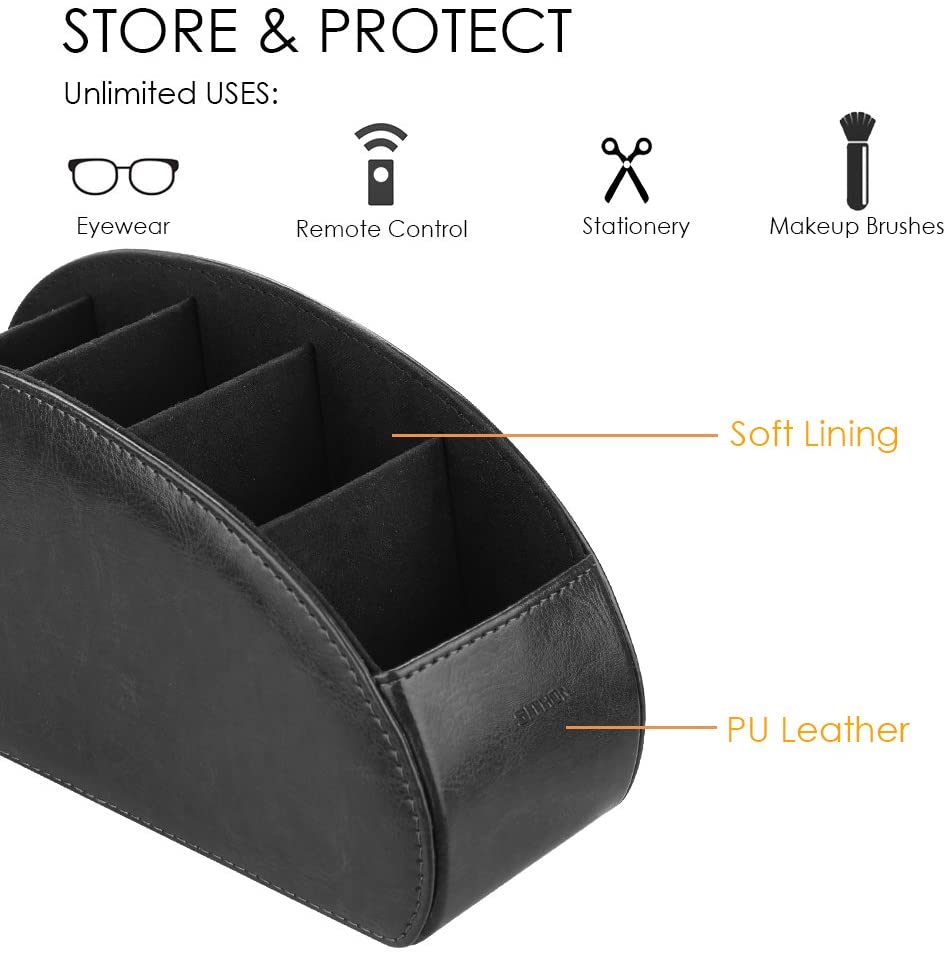 Phone TV Remote Control Tools Storage Box Home Desktop Desk Organizer Holder