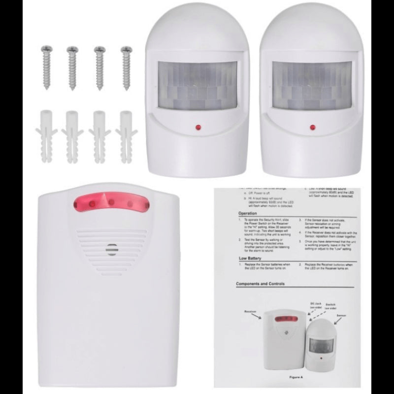 Driveway Alarm Wireless Sensor PIR Motion Detector System