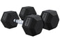 10KG Rubber Hex Dumbbell Gym Weight