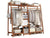 Clothes Rack Coat Garment Stand – Bamboo Rail Hanger