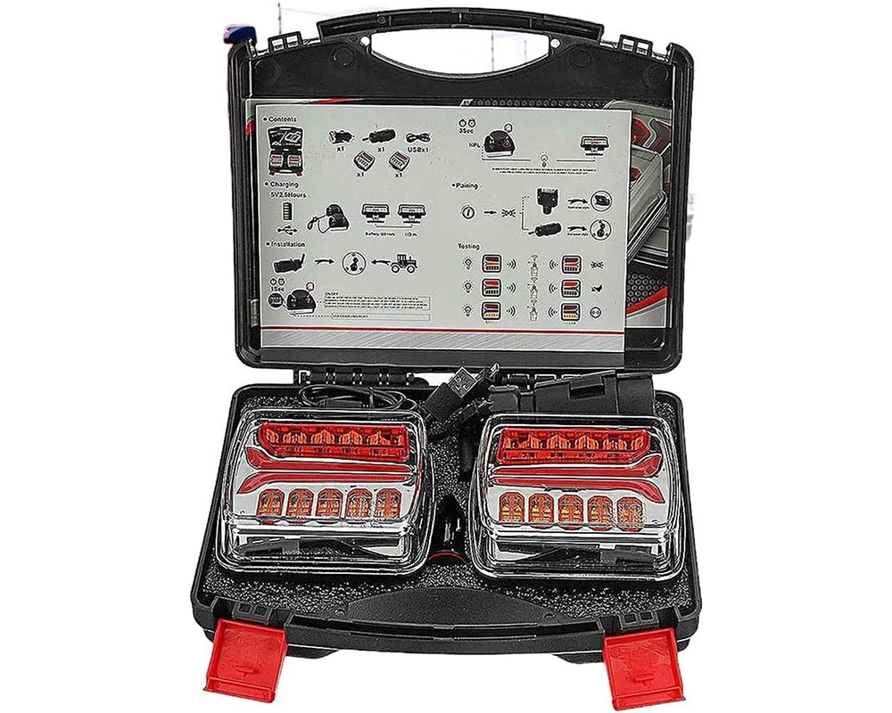 Trailer Light Magnetic Wireless LED Trailer Truck Tail Lights