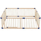 8 Panel Toddler Play Fence with Safety Gate Baby Playpen