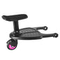 Stroller Step Buggy Board – Wheeled Stroller Step with Suspension & Universal Connector (Up to 25kg)