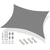 Shade Sail 5x5M Grey Sunshade Cloth Waterproof Sunscreen Awning Canopy