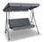 Outdoor Swing Chair Hammock Garden Canopy Bench 3 Seater - Grey