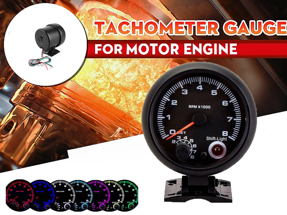 Tacho Gauge 3.75inch Tachometer