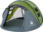 2-3 Person Pop Up Camping Tent Lightweight 2-3 Person Tent Green