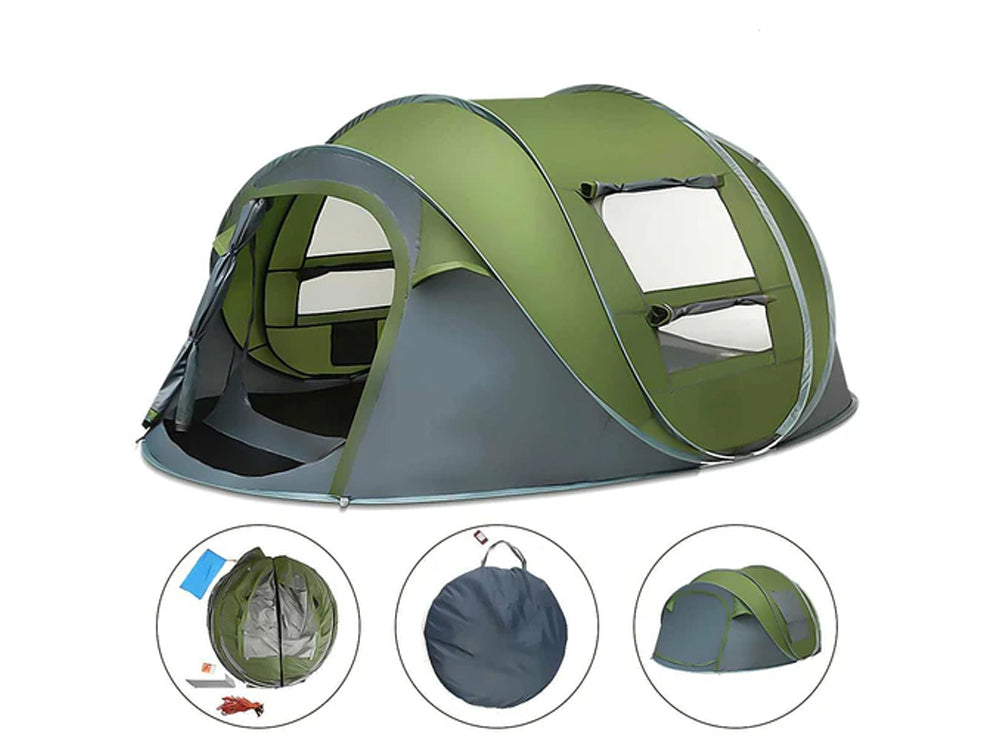 2-3 Person Pop Up Camping Tent Lightweight 2-3 Person Tent Green