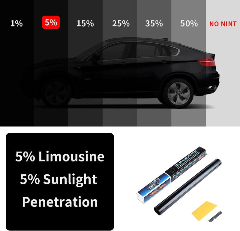 50cm x 3m Window Tint Film - Heat and UV Protection for Car & Home