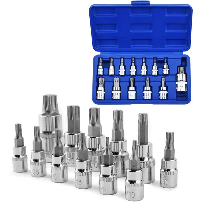 13Pcs Torx Bit Socket Set