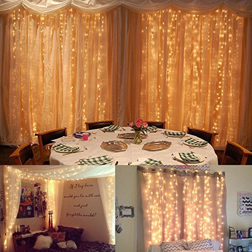 Curtain Lights – 600 LED Curtain Lights 6M x 3M for Indoor/Outdoor Use