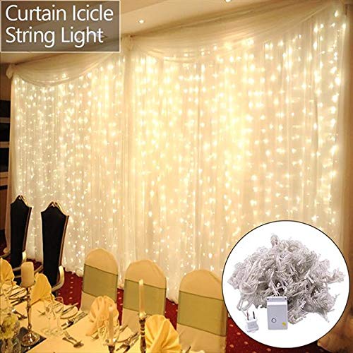 Curtain Lights – 600 LED Curtain Lights 6M x 3M for Indoor/Outdoor Use