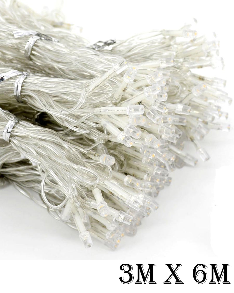 Curtain Lights – 600 LED Curtain Lights 6M x 3M for Indoor/Outdoor Use