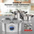 Stainless Steel Cat Water Fountain – 3.2L Water Dispenser with Dual Filter System