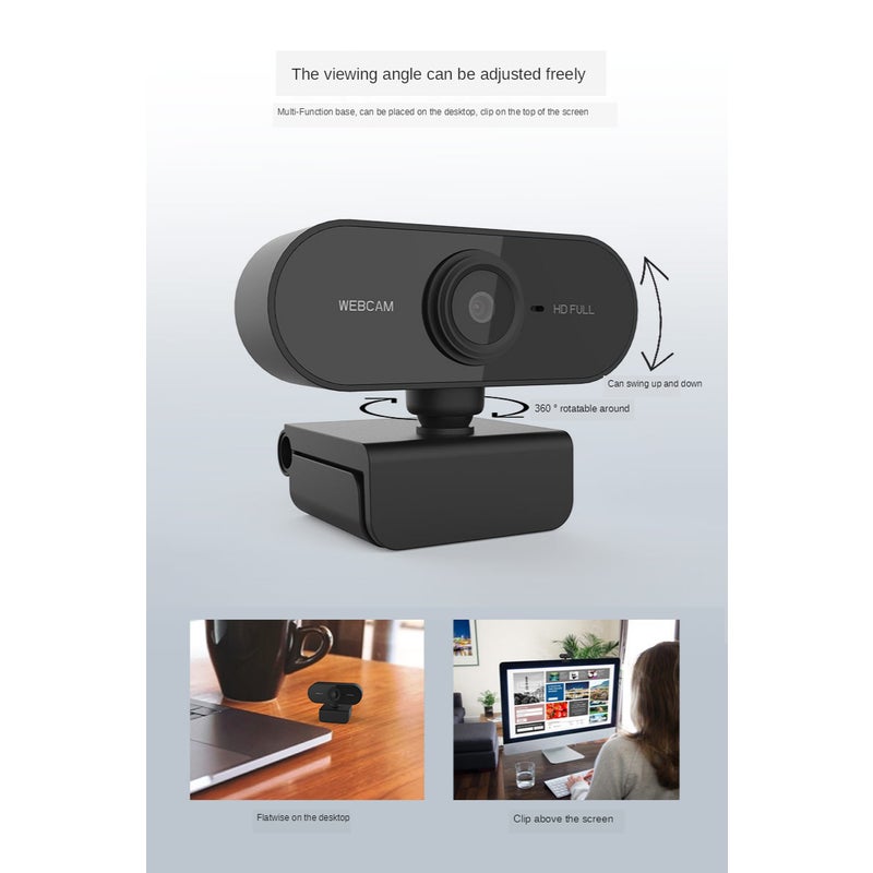 Webcam with Built-in Microphone HD 1080P Web cam