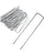 100pcs Weed Mat Pins Galvanised Garden Landscape Staples