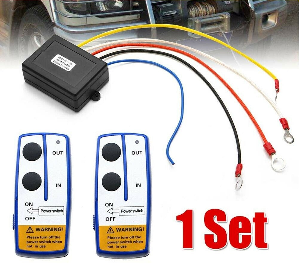 12V 100FT Universal Wireless Winch Switch Remote Control Controller for Truck ATV