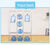 Cloth Wardrobe for Bedroom – Portable Closet Storage Organizer with Hanging Rod and Dust-Proof Cover