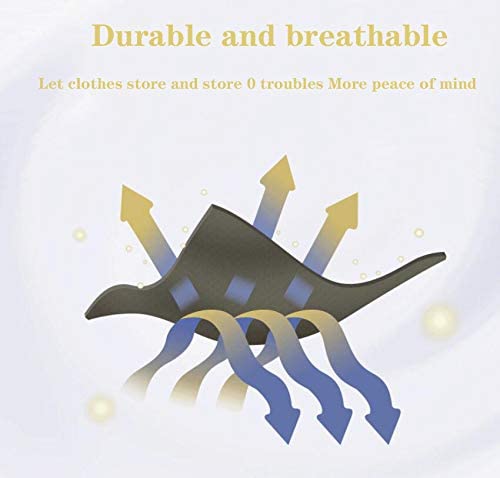 Portable Wardrobe Organizer – Large Fabric Closet Storage with Steel Frame and Dust Cover