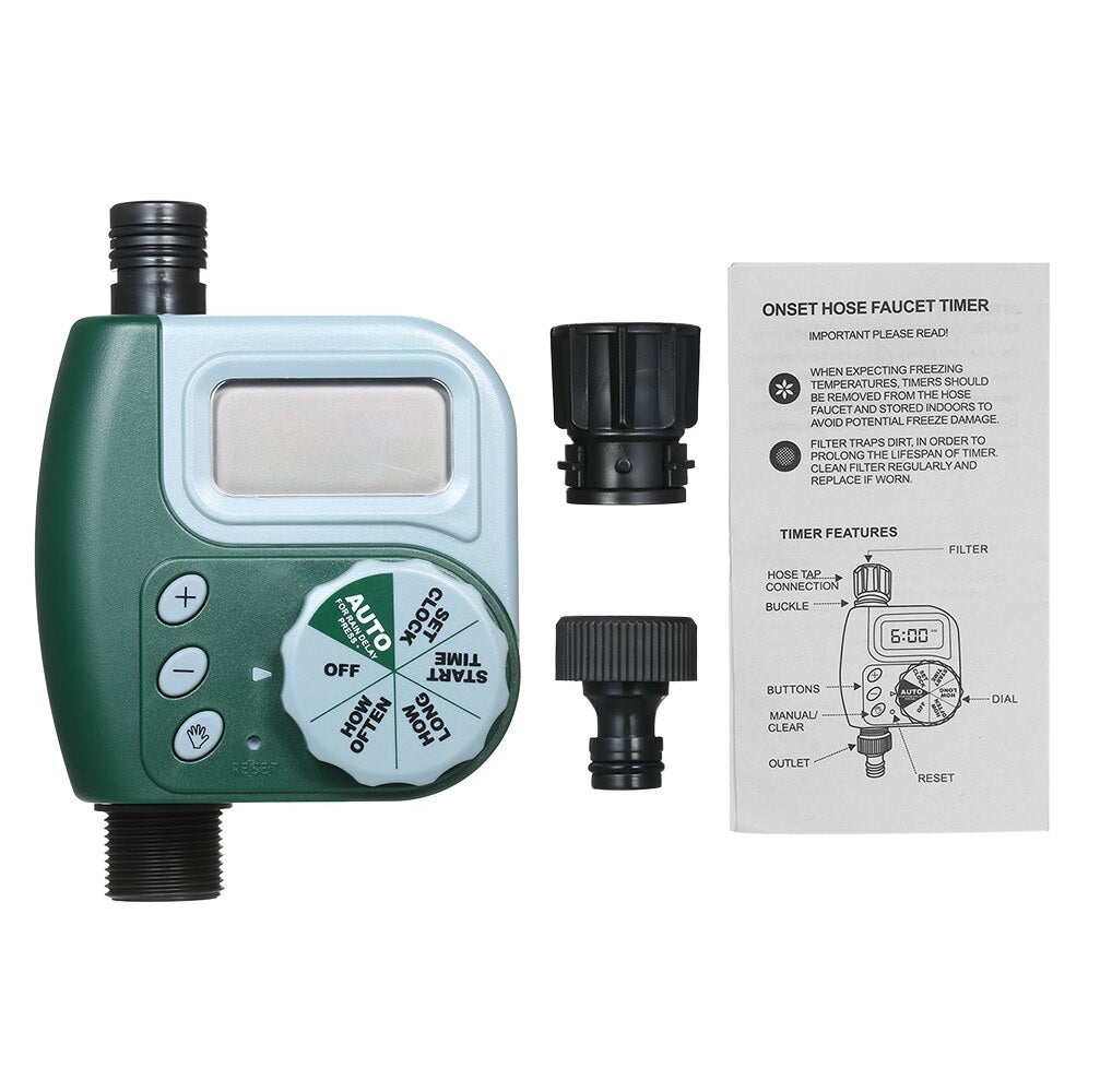 Automatic Digital Garden Water Timer Watering Irrigation System Controller with Filter Auto Timer Outdoor Irrigation Garden